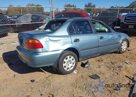 2000 Honda Civic Lx from USA, damaged, VIN 1HGEJ6571YL037355